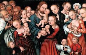 Lucas Cranach, Gesù Cristo benedice i bambini