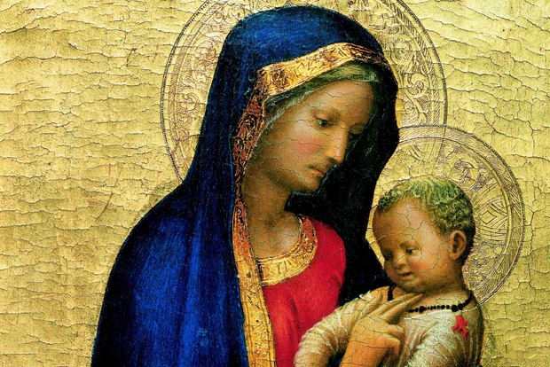 La Vergine Maria Madre Che Regala Un Sorriso E Fa Il Solletico