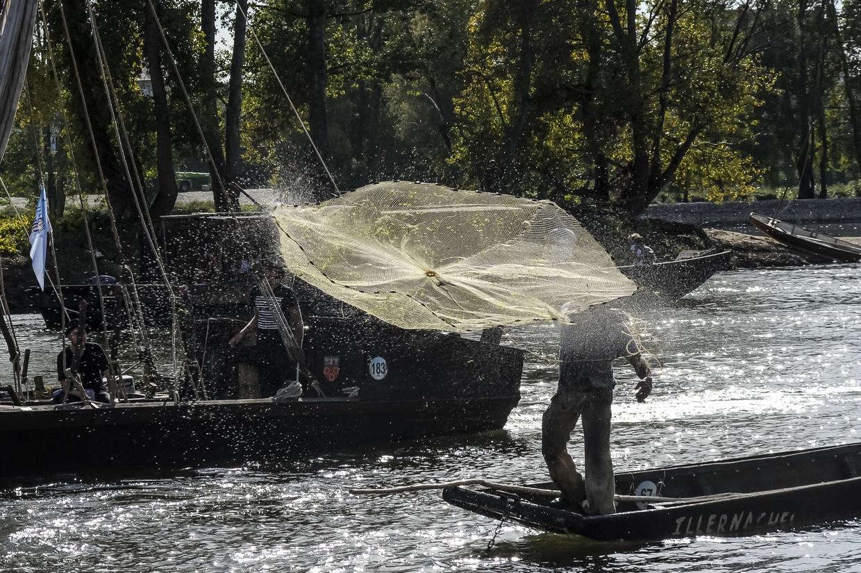 Durante il Festival, c’è anche spazio per rievocare i mestieri fluviali tradizionali, oggi praticati quasi esclusivamente per diletto, come la pesca d’acqua dolce con reti - 