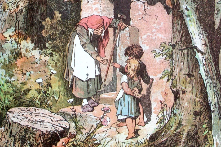 Hänsel e Gretel in un’illustrazione di Alexander Zick (1845-1907)