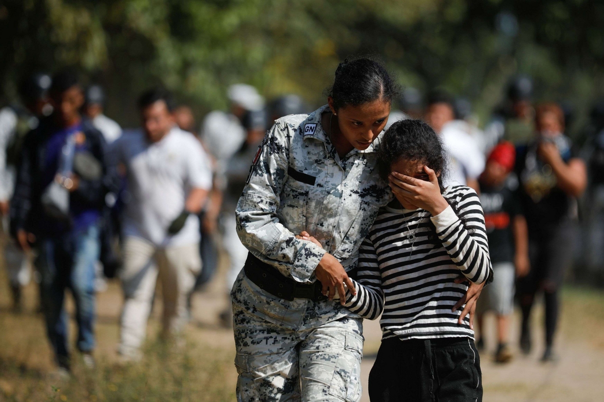 La Carovana Di Migranti Respinta In Messico. Lacrimogeni Lanciati Sui ...