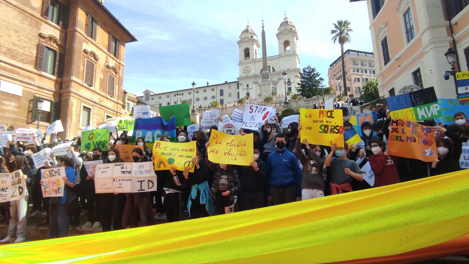 Il "Peace-mob" dei Giovani per la Pace di Sant'Egidio