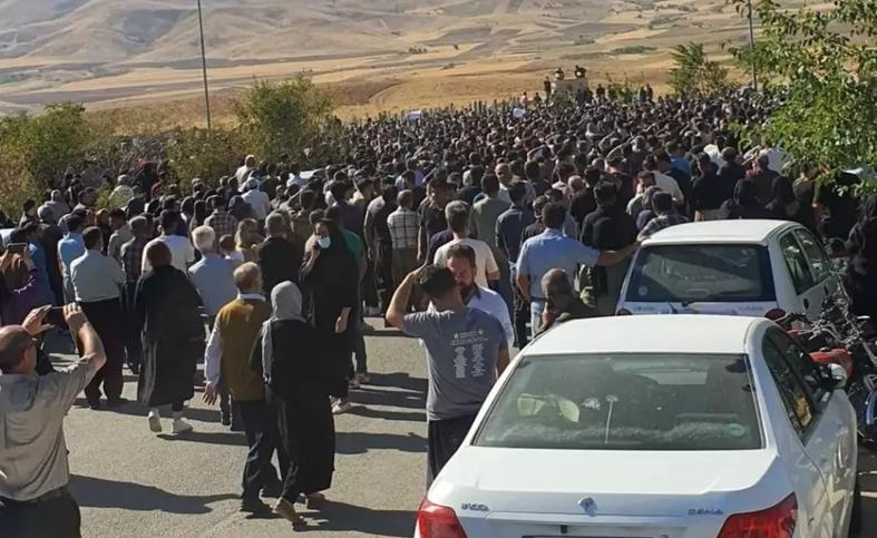 Manifestazioni a Saqqez, Iran