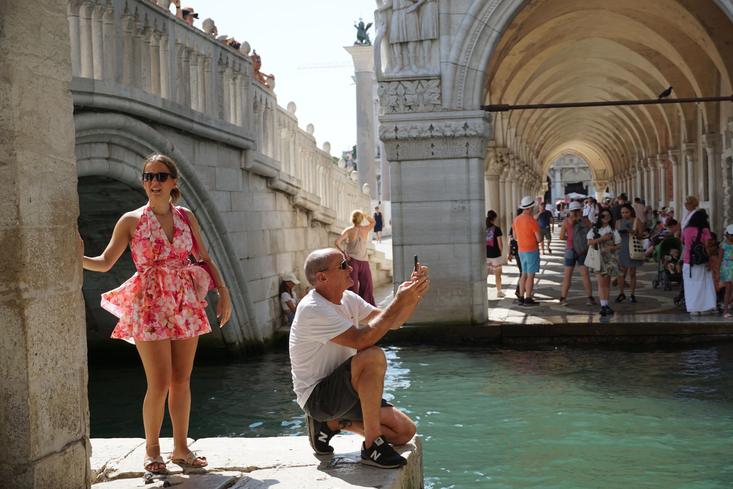 Turisti a San Marco