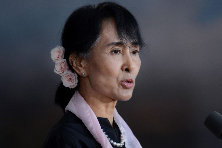 Aung San Suu Kyi in una foto di archivio