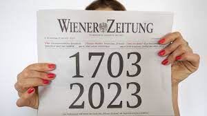 Ultima copia del Wiener Zeitung, il giornale più antico al mondo