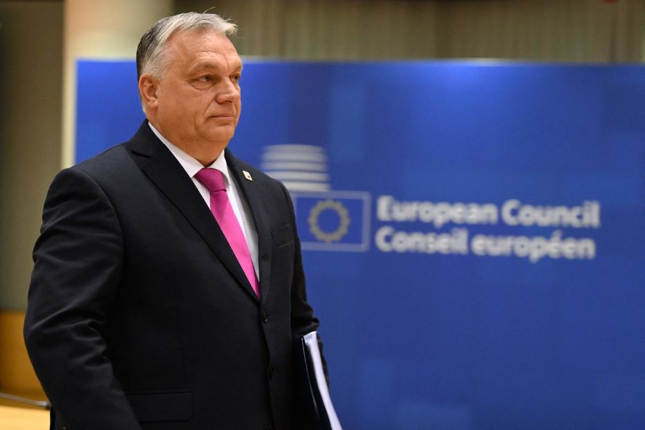 Il premier ungherese Orbán a Bruxelles