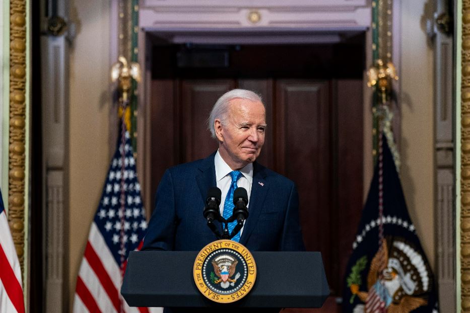 Il presidente degli Stati Uniti Joe Biden