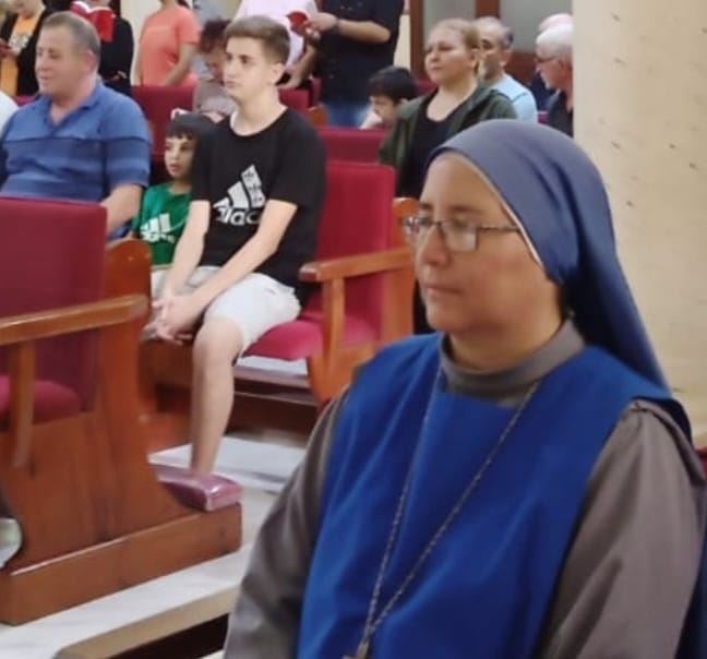 Suor Maria del Pilar assiste gli sfollati di Gaza