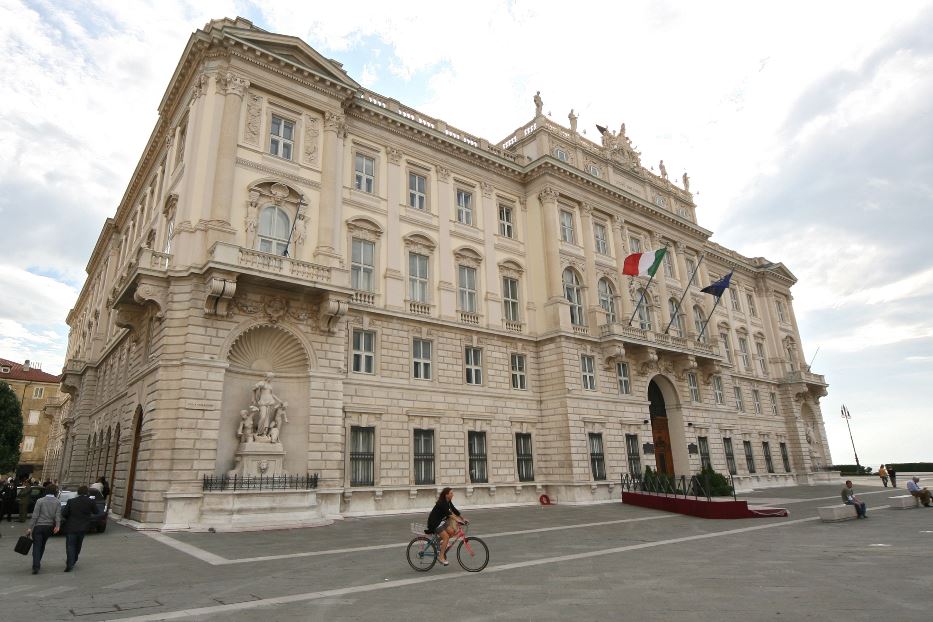 Il palazzo della Presidenza della Regione Friuli Venezia Giulia a Trieste