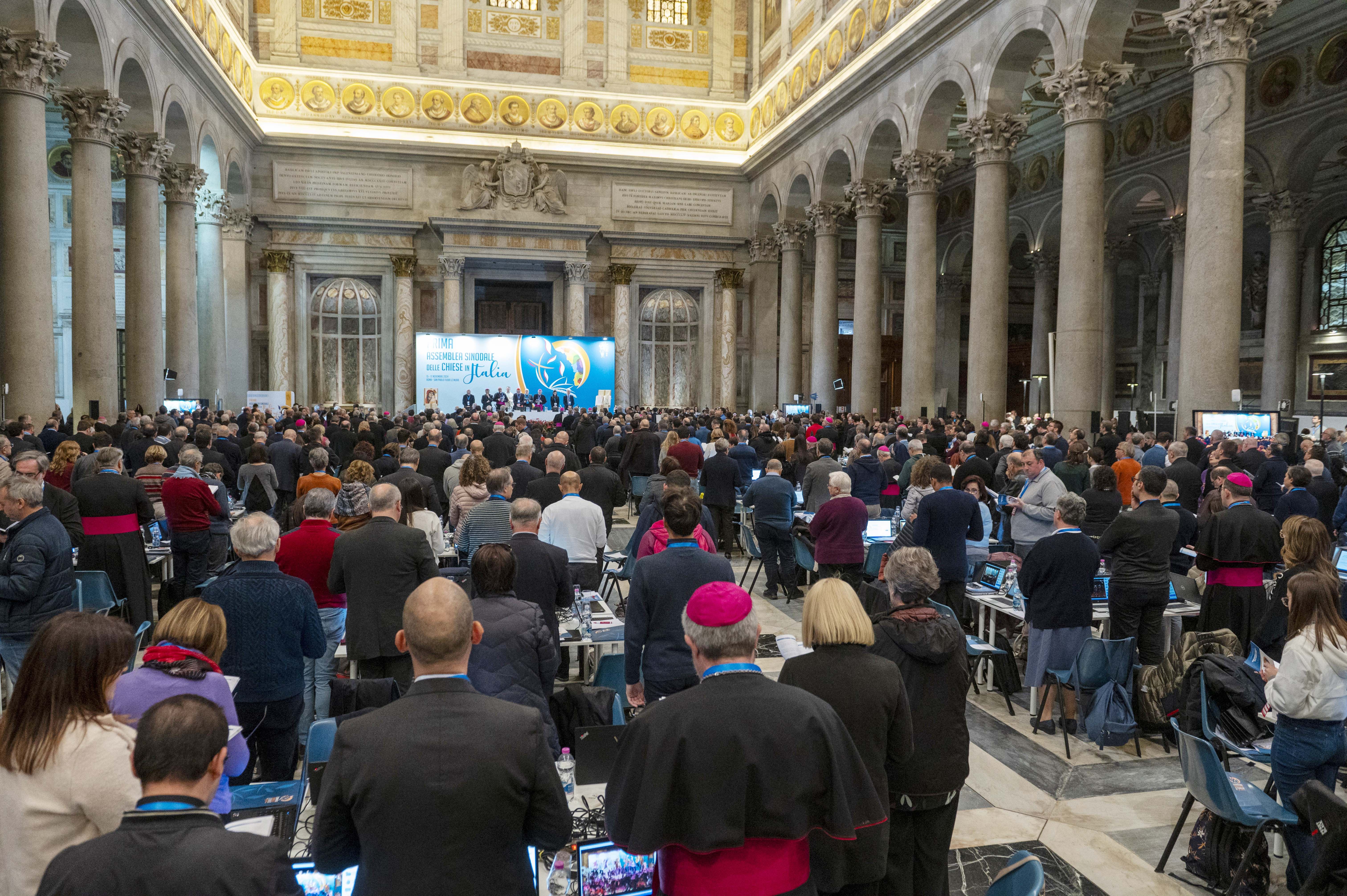 L'apertura dei lavori dell'Assemblea sinodale delle Chiese in Italia a San Paolo fuori le Mura