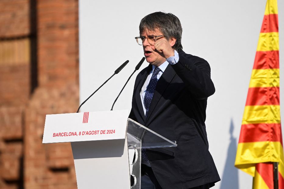 Il leader indipendentista Puigdemont