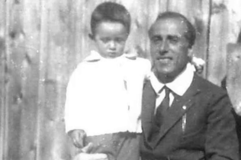 Giacomo Matteotti con il figlio