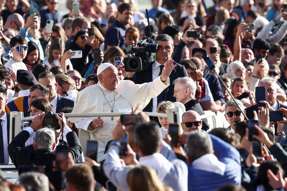 Papa Francesco all'Udienza di questo mercoledì