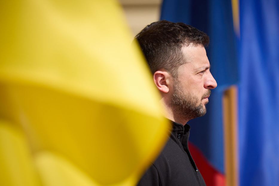 Il presidente dell'Ucraina, Volodymyr Zelensky