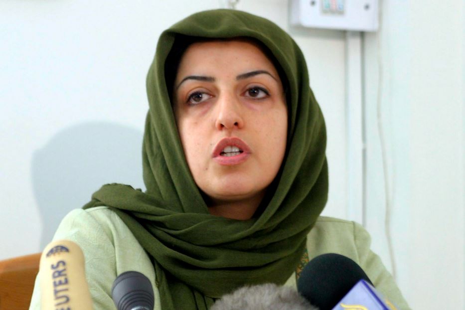 La premio Nobel per la pace iraniana Narges Mohammadi