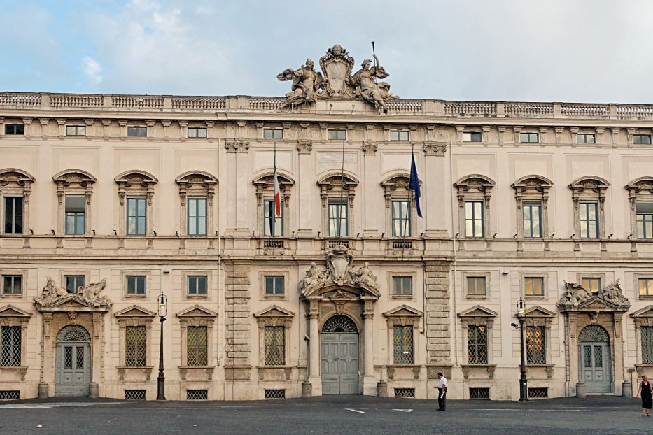 Palazzo della Consulta a Roma, sede della Corte Costituzionale