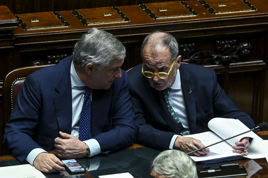 I ministri Tajani e Calderoli
