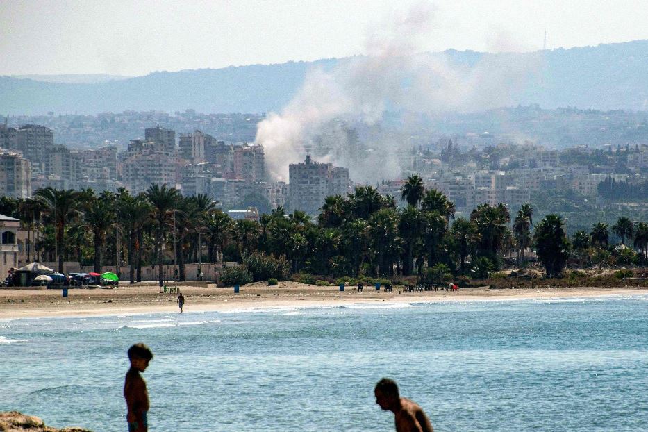 Rais israeliani a sud di Tiro, nel sud del Libano