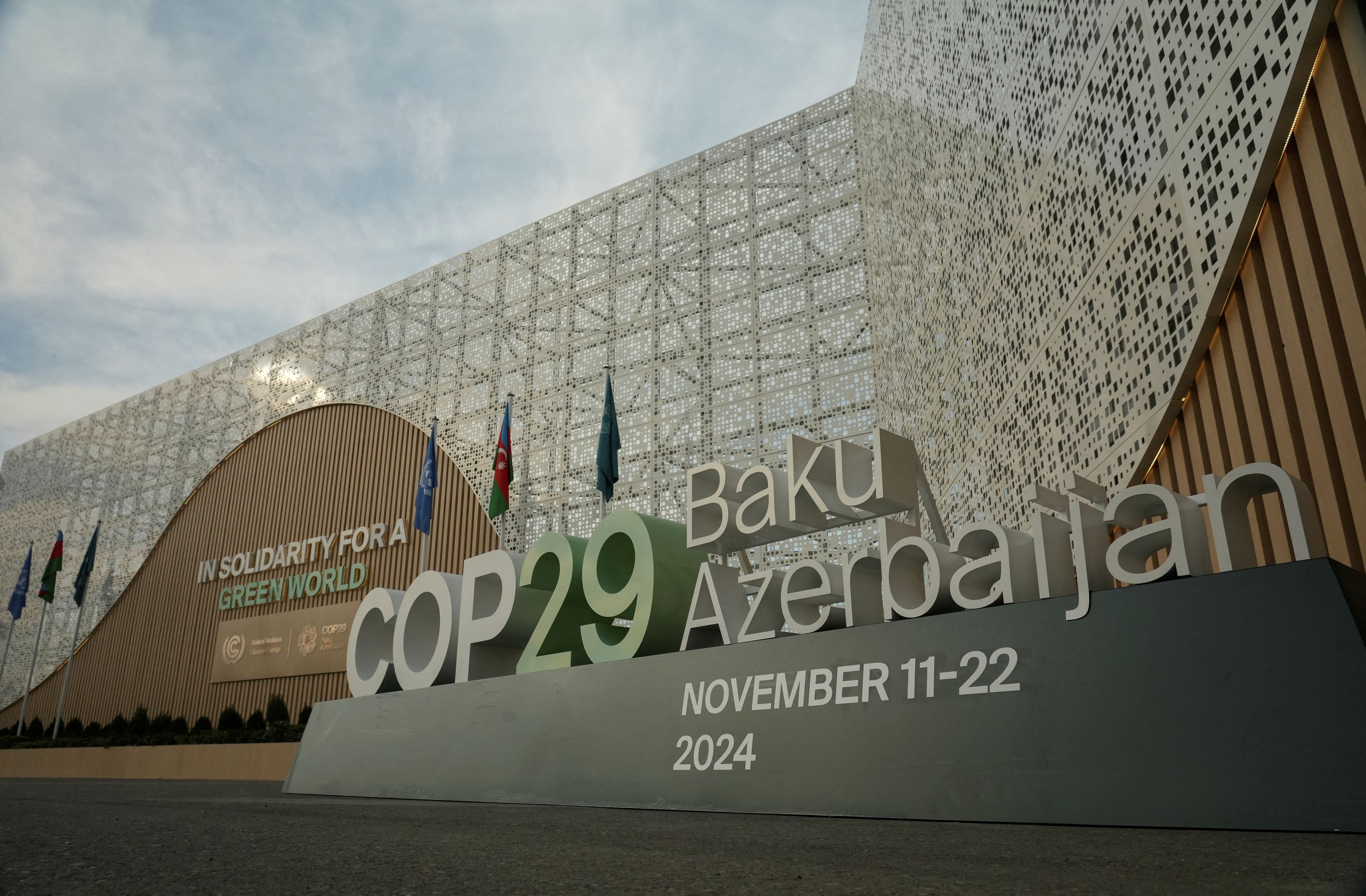 La sede della Cop 29 a Baku, nell'Azerbaigian