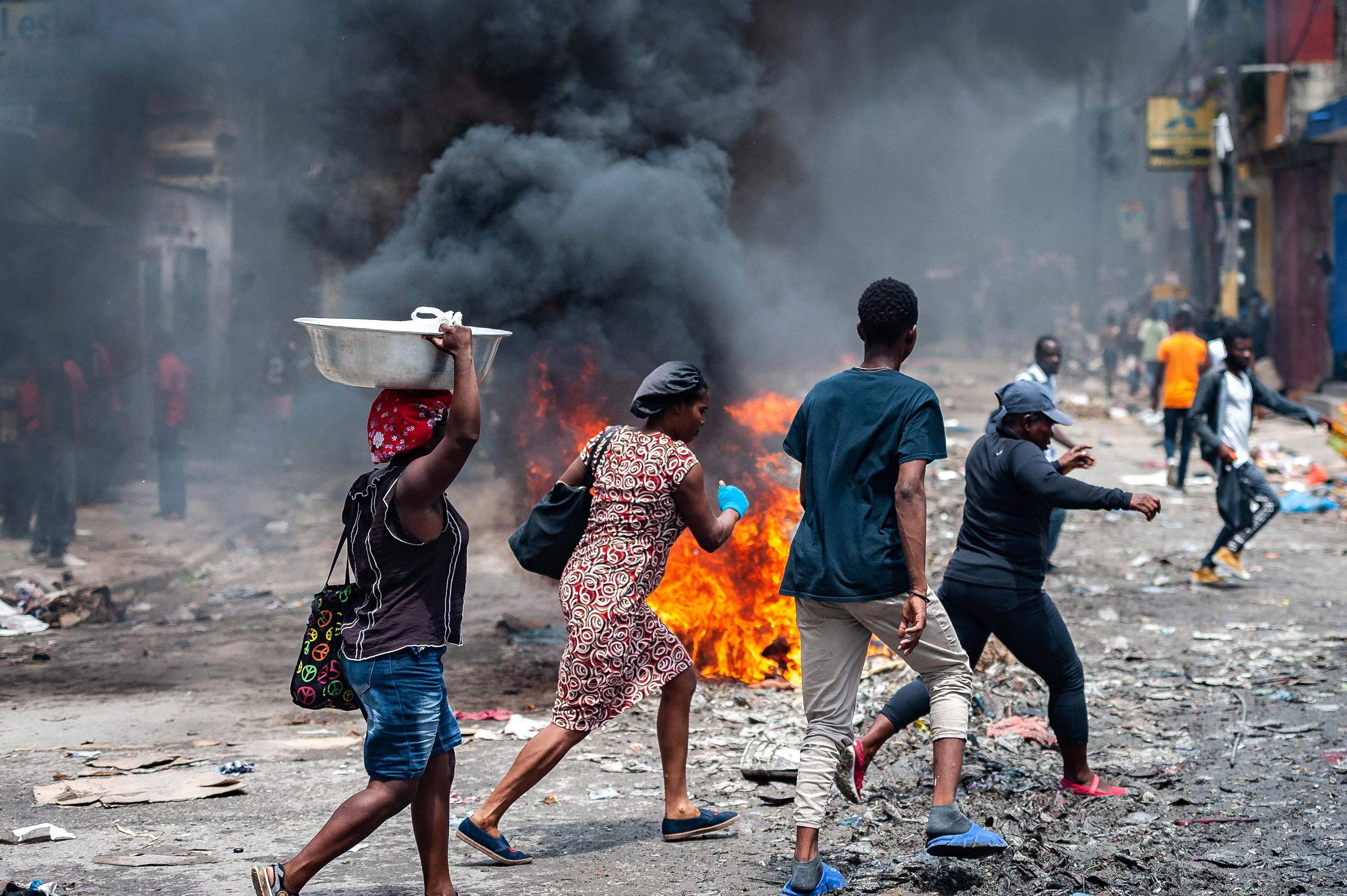 Haiti, i grillriket, är den enda anledningen våld