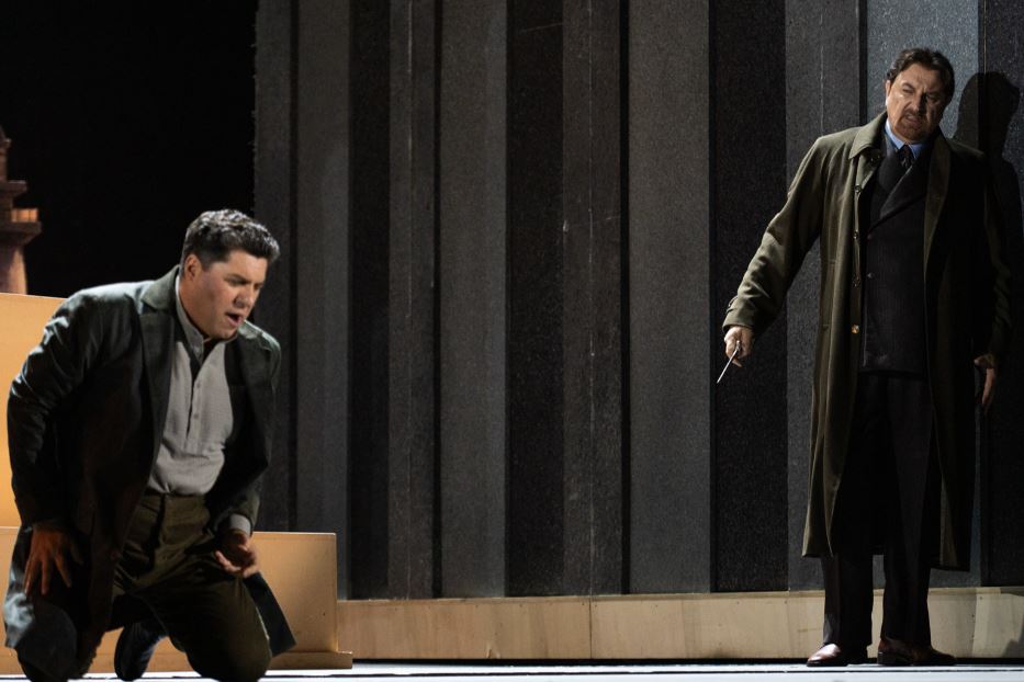 Luca Salsi e Michele Pertusi in “Simon Boccanegra”