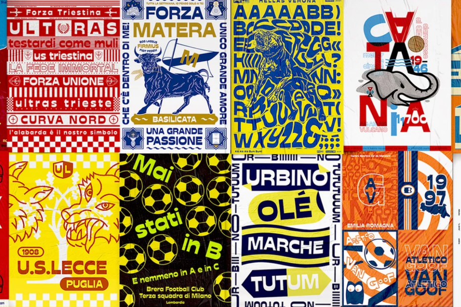 “Coppa Stadio”, il primo torneo italiano di poster design calcistico, ideato da Zeta-fonts in occasione del revival del carattere "Stadio" di Aldo Novares