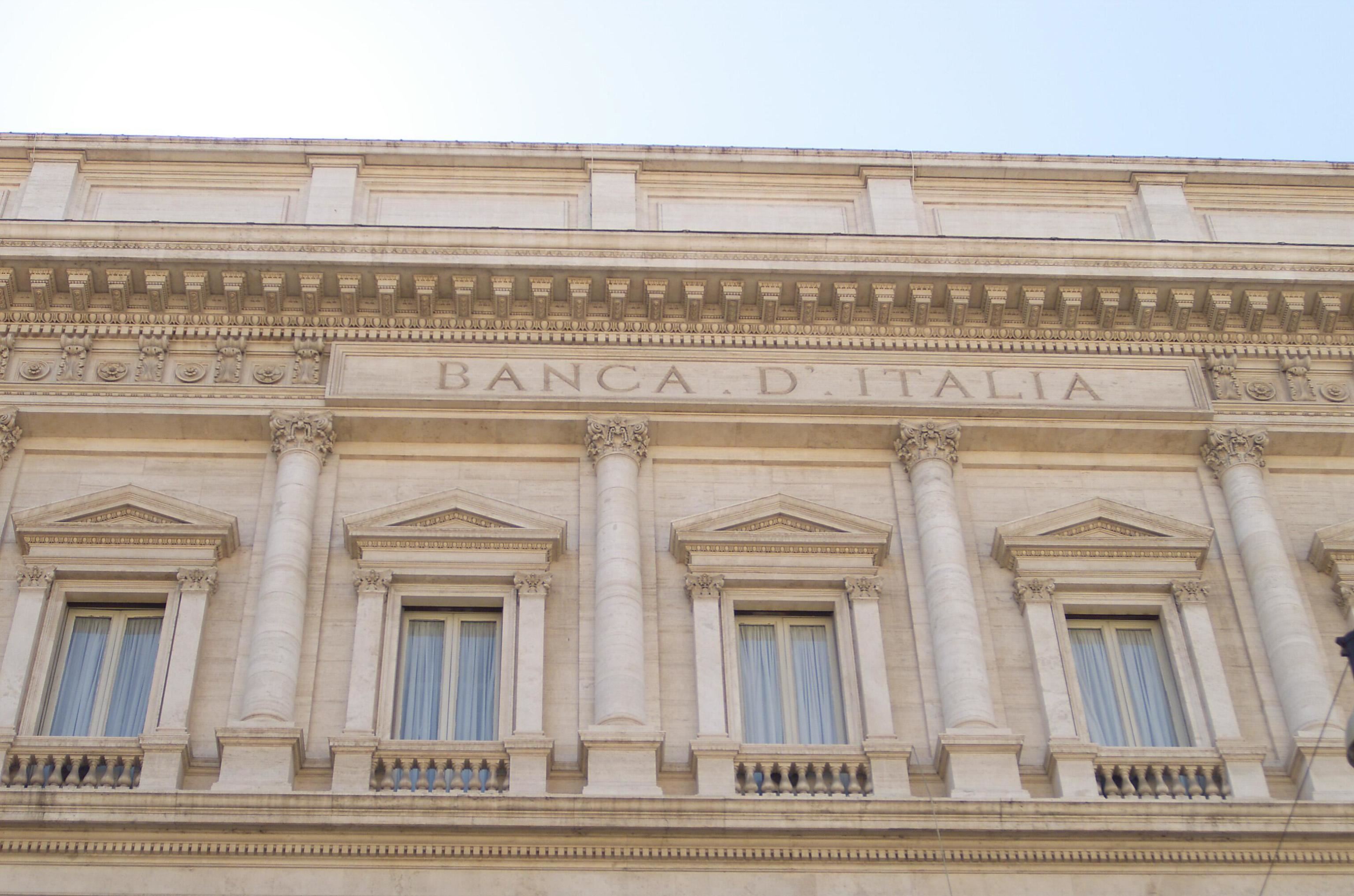 La sede della Banca d'Italia in via Nazionale, a Roma