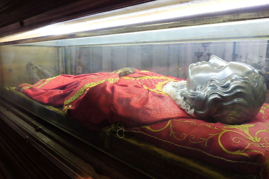 Il corpo di santa Lucia conservato a Venezia