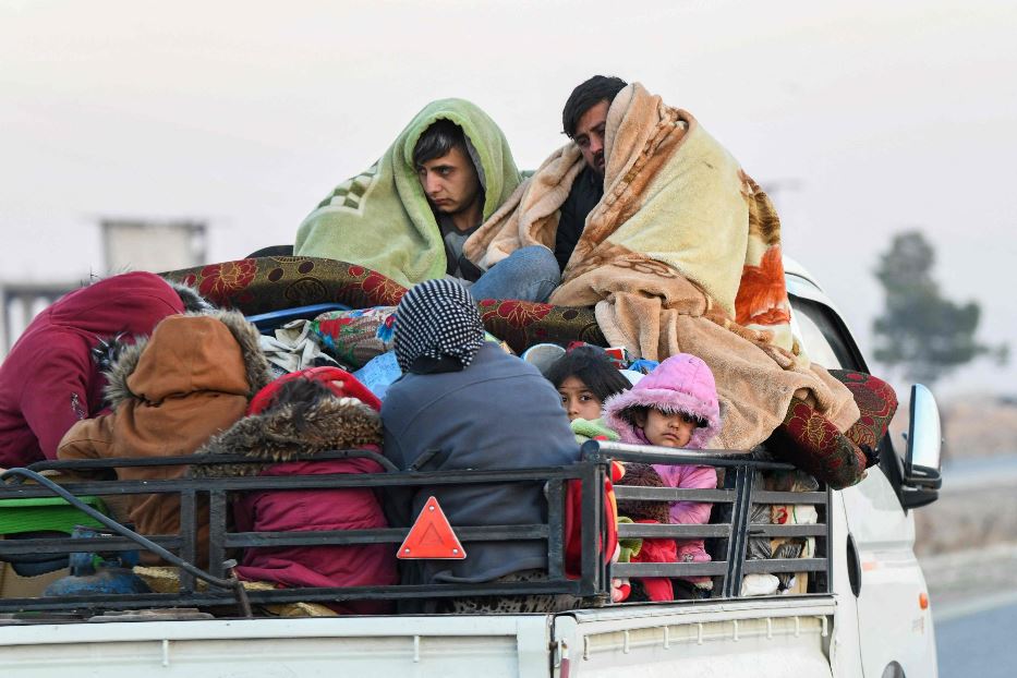 L'esodo di siriani da Aleppo