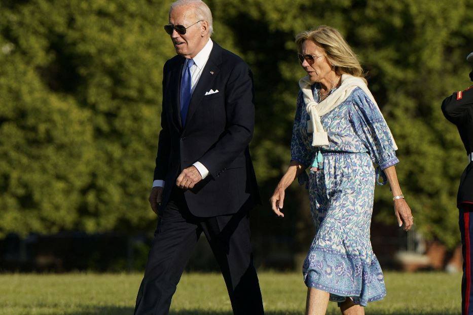 Joe Biden con la moglie Jill