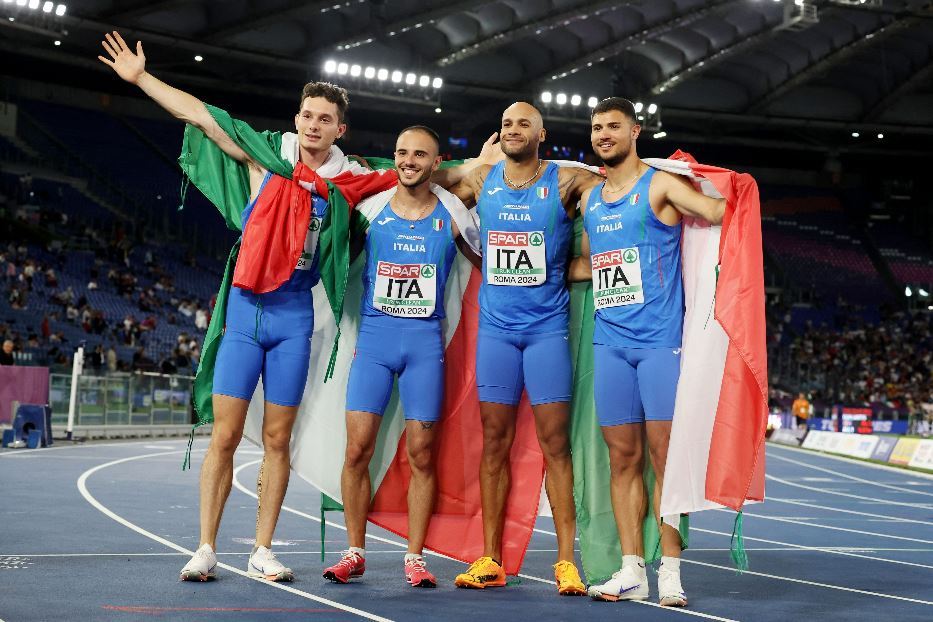 Italia record: oro nella 4x100, Iapichino argento nel lungo come mamma Fiona