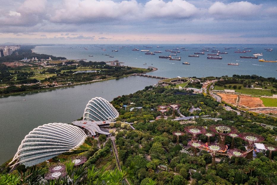 Il quartiere Gardens By The Bay a Singapore