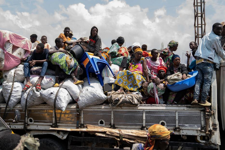 I profughi di guerra in fuga dagli scontri armati in Congo