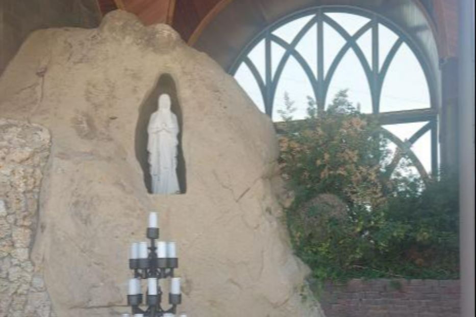 Il luogo delle presunte apparizioni a fratel Cosimo nel Santuario di Nostra Signora dello Scoglio