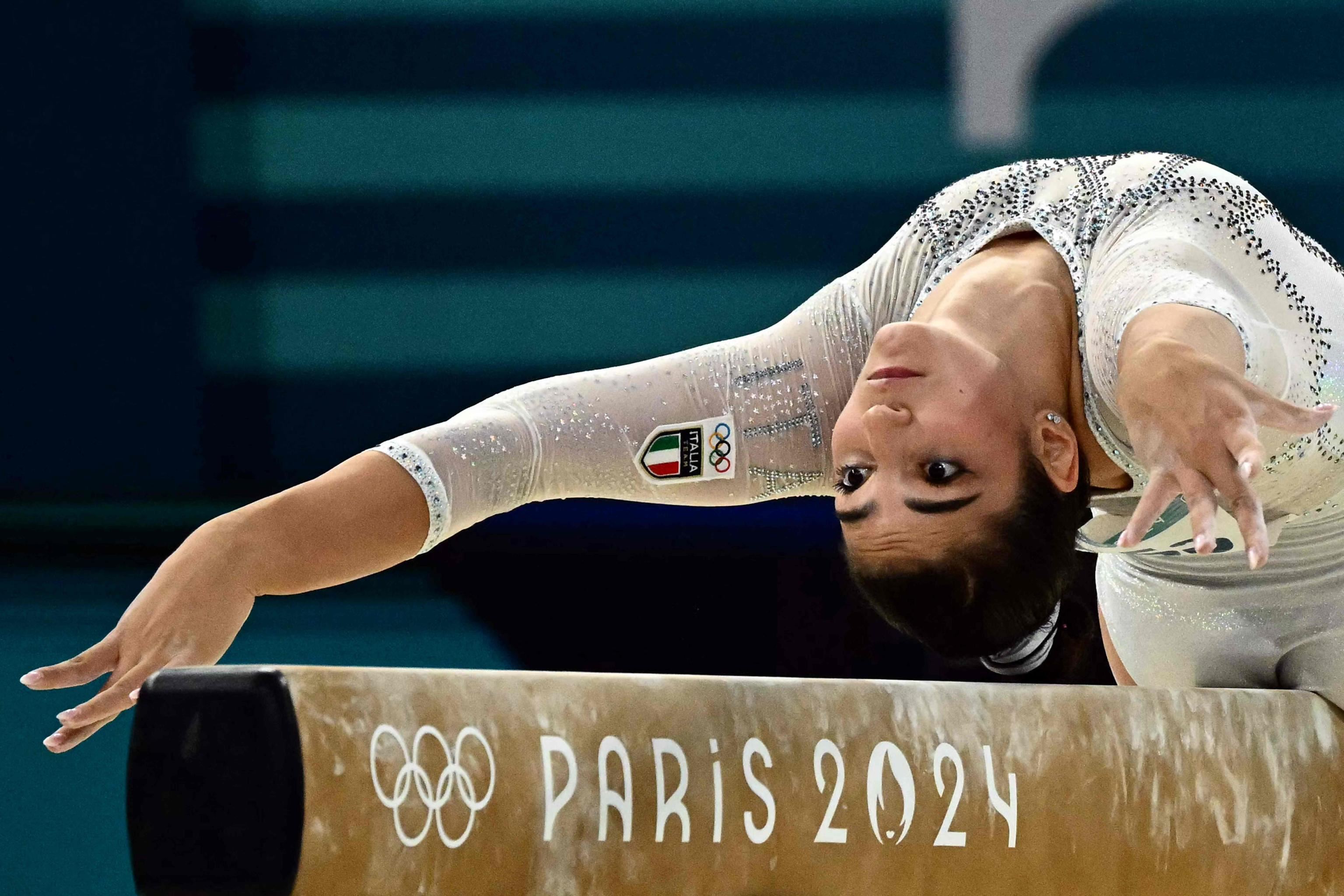 Manila Esposito, una delle cinque ragazze della squadra azzurra di ginnastica artistica