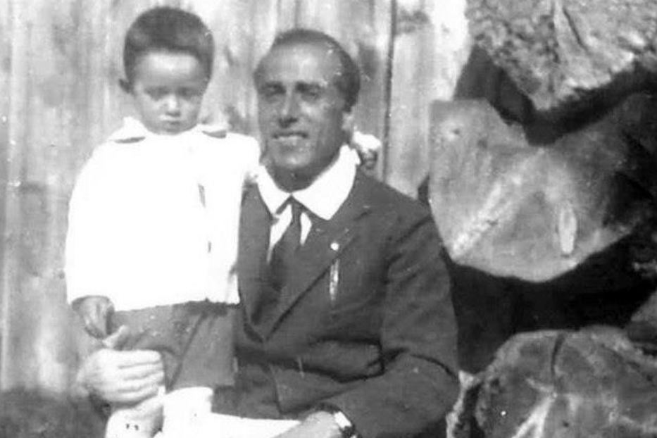 Giacomo Matteotti con un dei figli