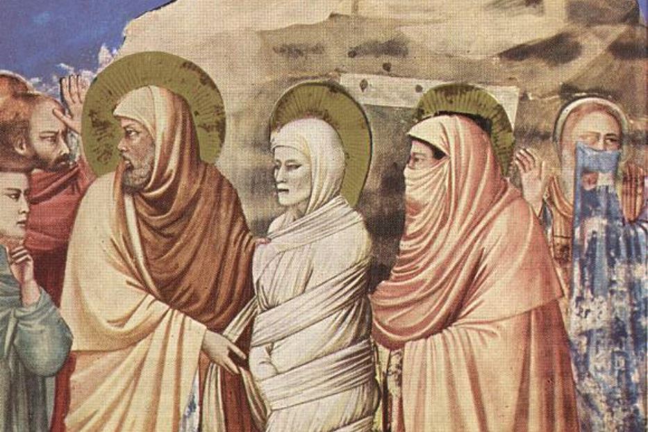 Giotto, "La Resurrezione di Lazzaro", Padova, Cappella degli Scrovegni