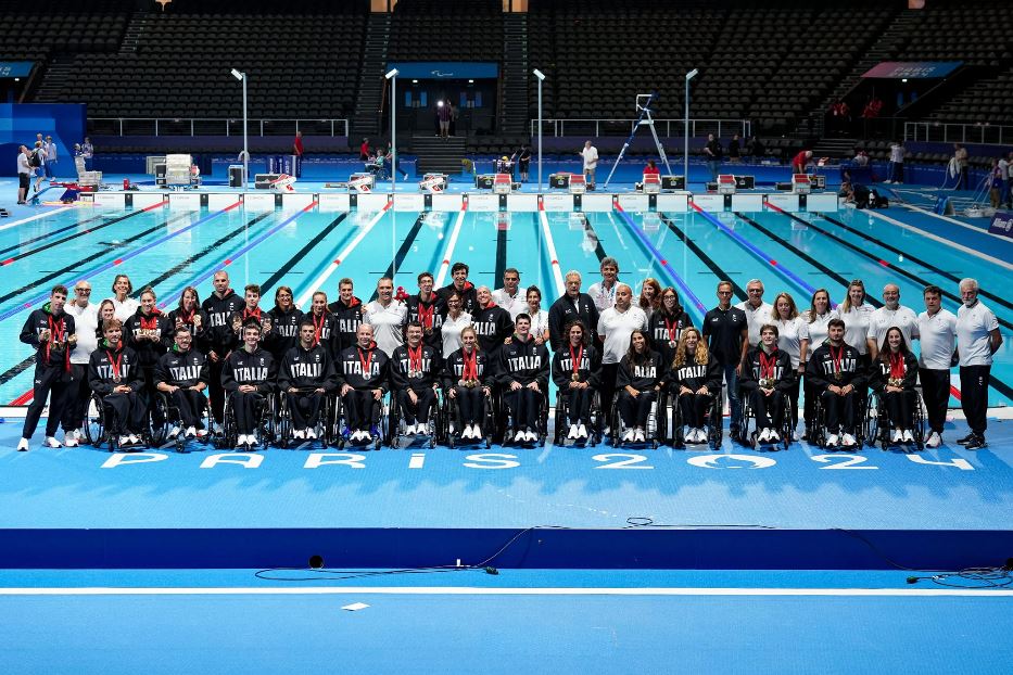 La Nazionale italiana di nuoto alle ultime Paralimpiadi di Parigi