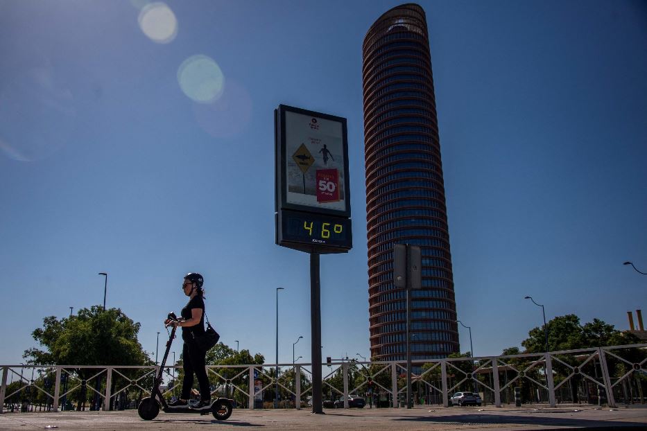 A Siviglia lo scorso luglio il termometro segnava 46 gradi