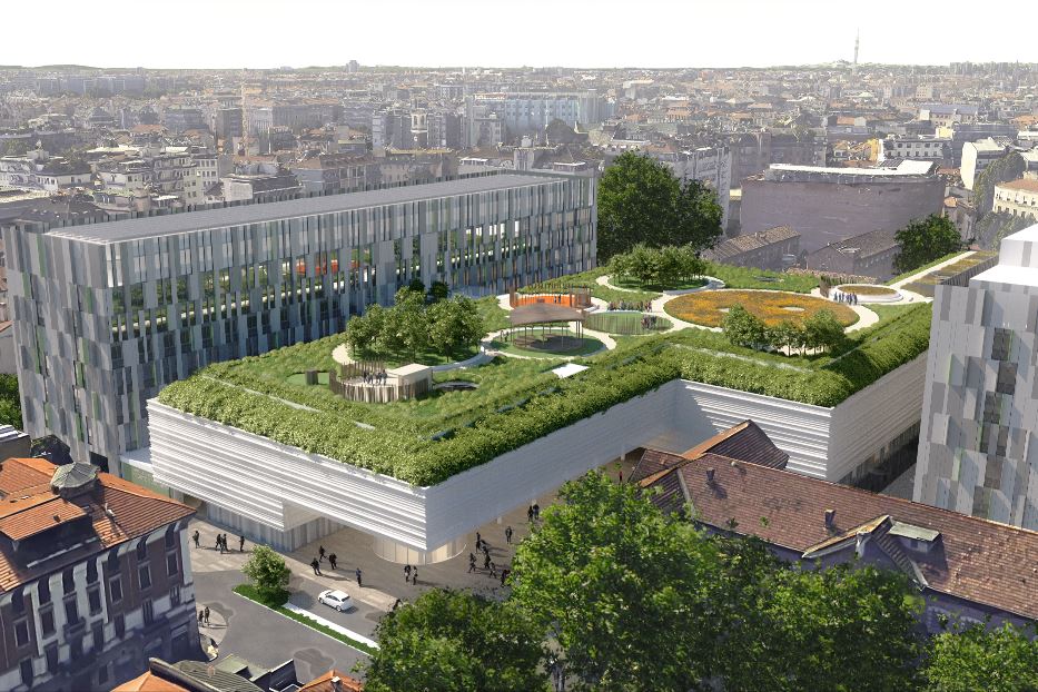 Il rendering del nuovo Policlinico di Milano