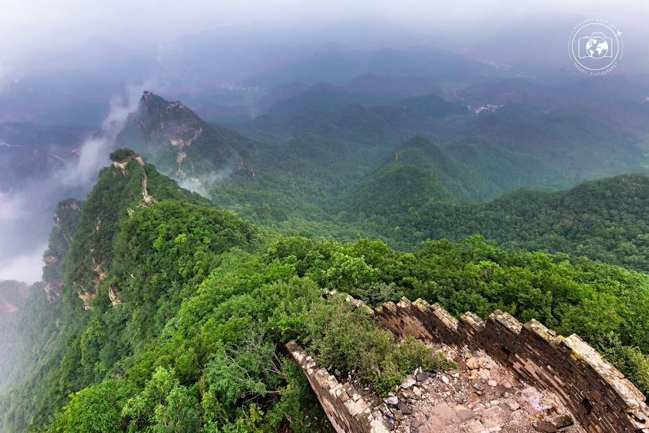 Visione ampia del tratto di Jiankou - © Stefano Tiozzo - Andrea Berardi