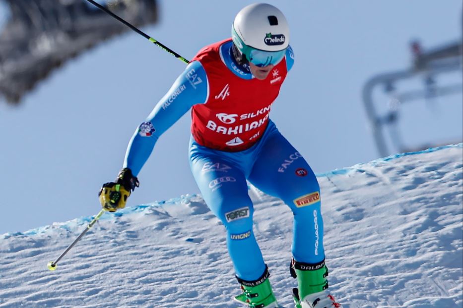 L’azzurro Simone Deromedis, 24 anni, campione del mondo di skicross