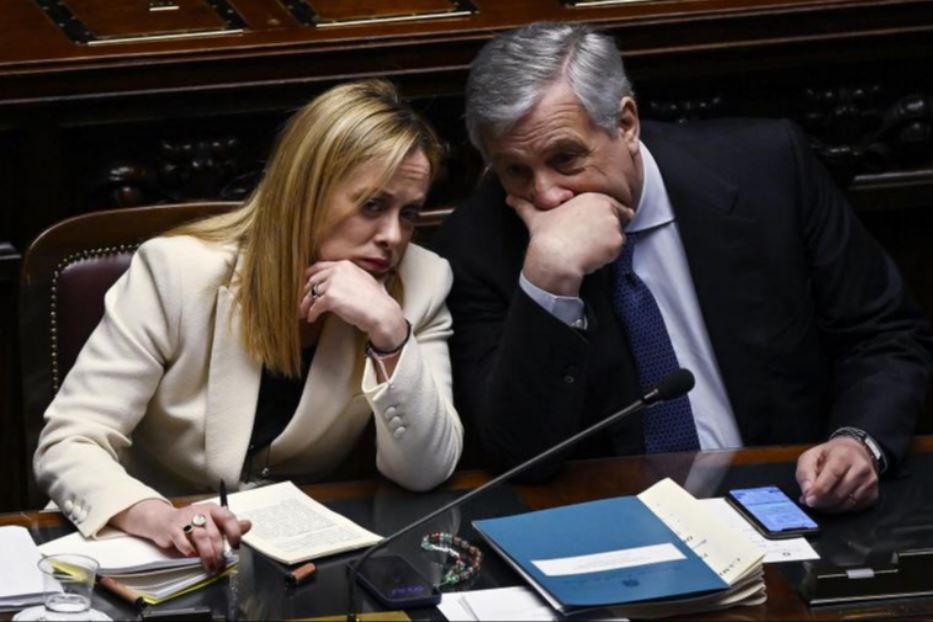 La premier Meloni e il vice premier Tajani