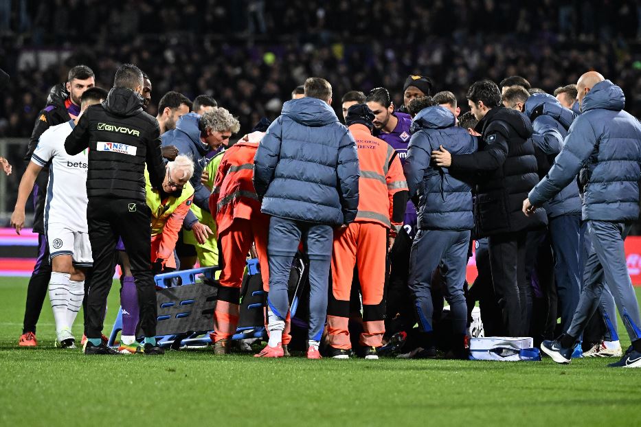 Il malore accusato da Edoardo Bove, giocatore della Fiorentina, durante la sfida di campionato contro l'Inter