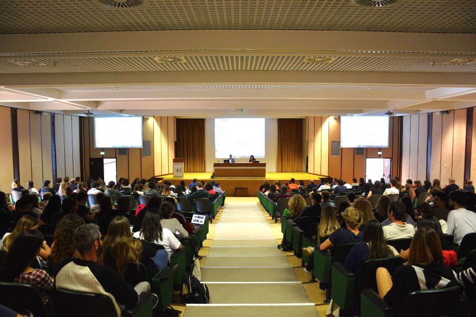 L'auditorium dell'Università Europea di Roma