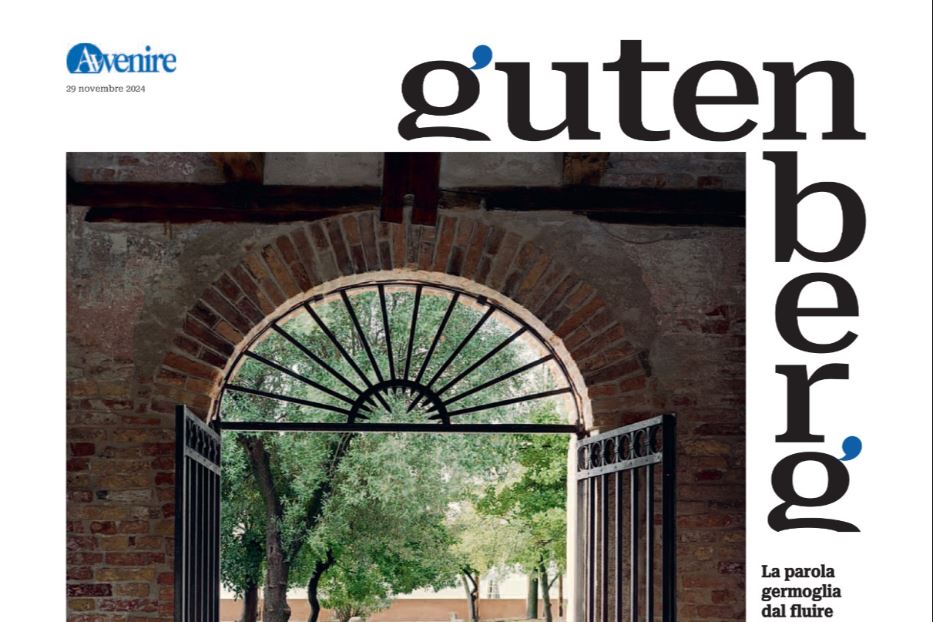 La copertina di "Gutenberg" n. 8, 29 novembre 2024