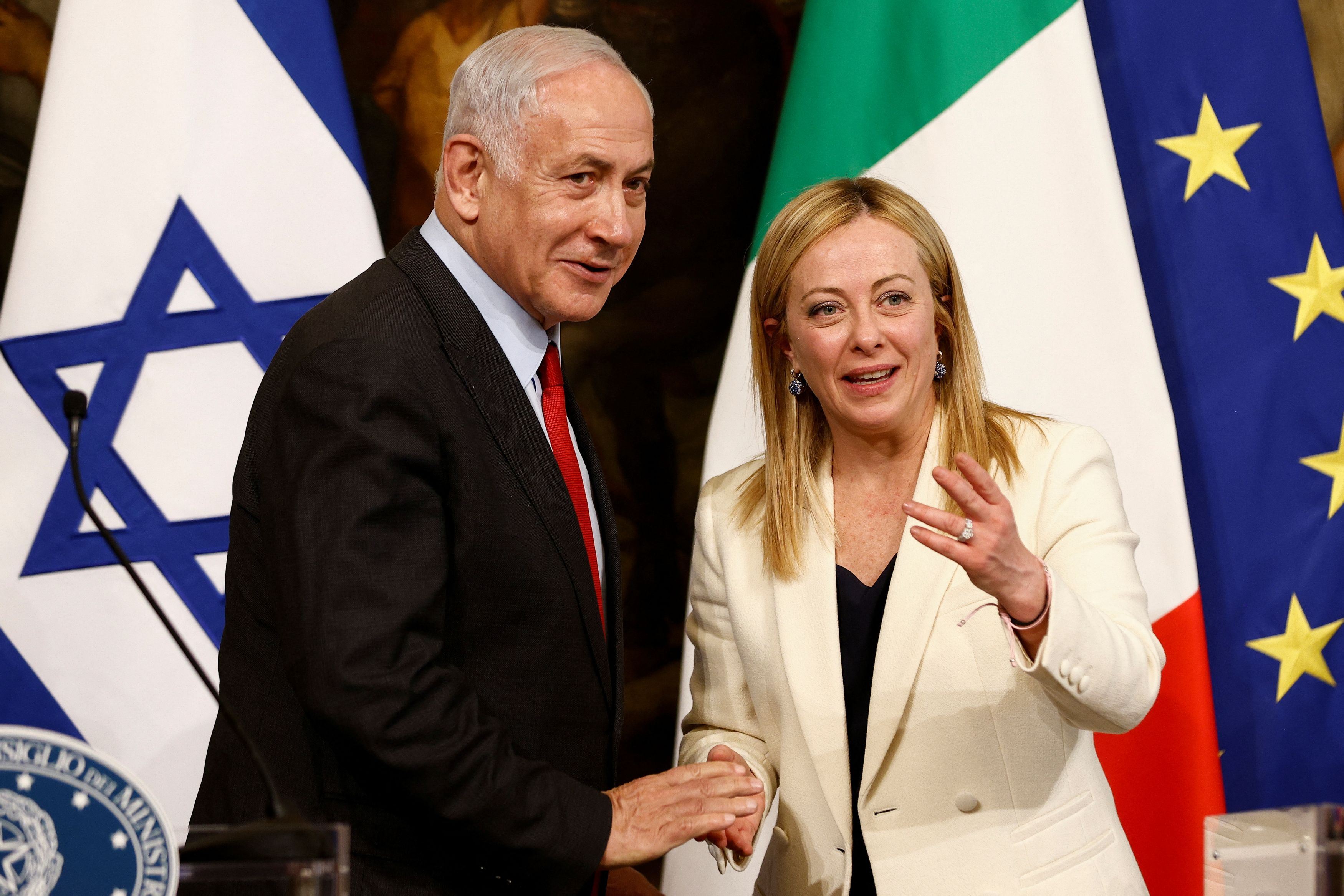 Sull'ordine di arresto per Netanyahu altolà a Salvini da Meloni e Tajani