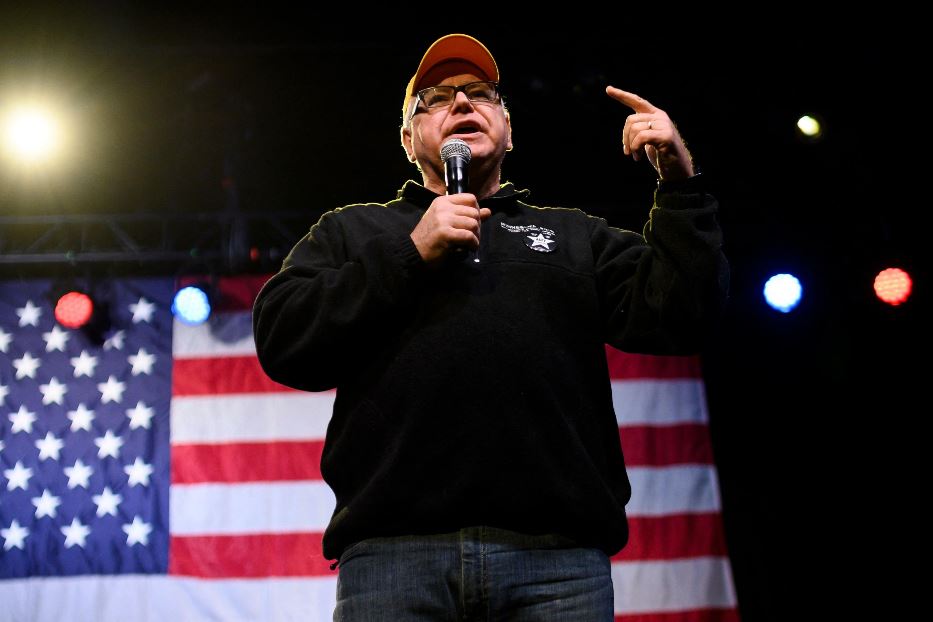 Il governatore del Minnesota Tim Walz