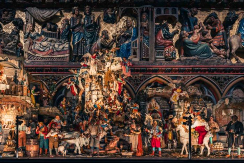 C'è un presepe di Napoli nella cattedrale di Notre-Dame